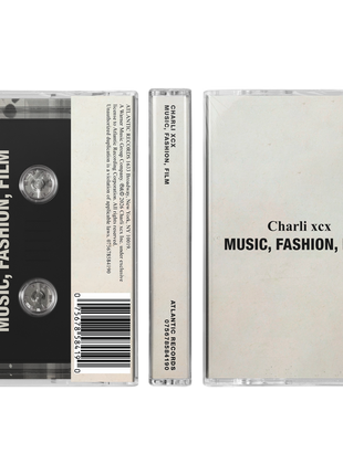 the album cover for Charli xcx - Music, Fashion, Film