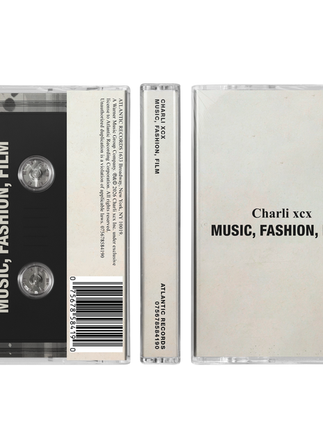 the album cover for Charli xcx - Music, Fashion, Film
