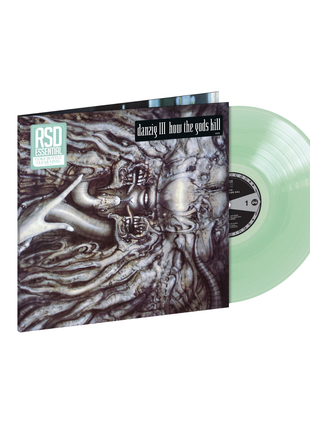 the album cover for Danzig - III - How The Gods Kill [RSD Essential - Coke Bottle Clear]