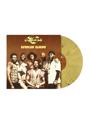 the album cover for Osibisa - African Flight [RSD Essentials Indie Exclusive Yellow Bumblebee 180g]