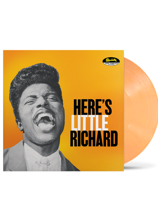 the album cover for Little Richard - Here's Little Richard - [Indie Exclusive Georgia Peach]