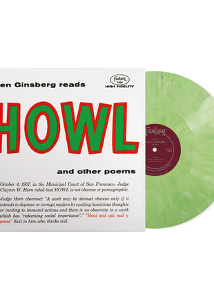 the album cover for Allen Ginsberg - Howl And Other Poems [Eco-friendly Green Blend]