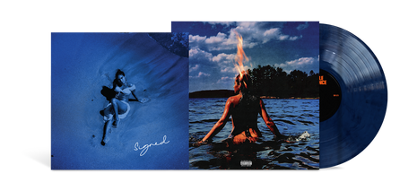 the album cover for Jessie Reyez - A LITTLE VENGEANCE [Indie Exclusive Deep Blue Water with Signed Insert]