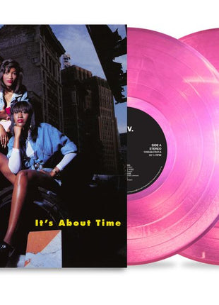 the album cover for SWV - It's About Time [Translucent Pink]