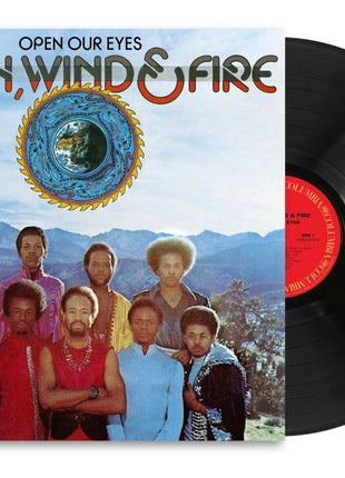 the album cover for Earth, Wind & Fire - Open Our Eyes