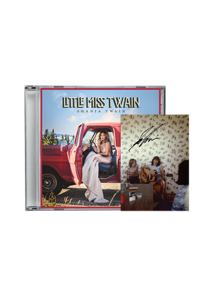 the album cover for Shania Twain - Little Miss Twain [Indie Exclusive Signed Insert]