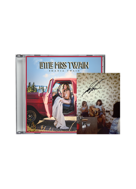 the album cover for Shania Twain - Little Miss Twain [Indie Exclusive Signed Insert]