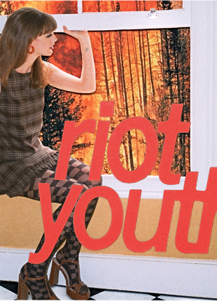 the album cover for Chloe Slater - Riot Youth