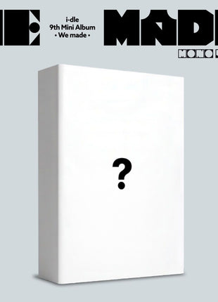 the album cover for I-Dle - We made [Mono ver.]