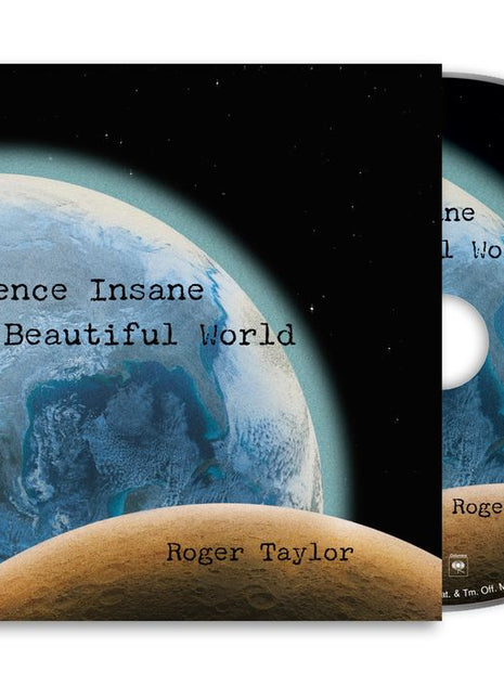 the album cover for Roger Taylor - Violence Insane in a Beautiful World