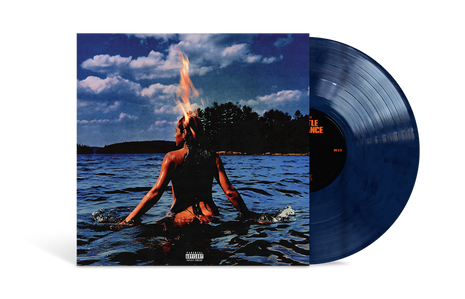the album cover for Jessie Reyez - A LITTLE VENGEANCE [Blue with Alternate Cover and Poster]
