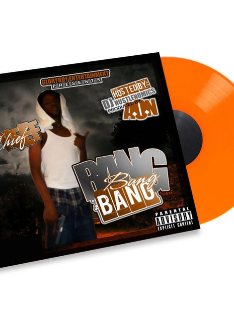 the album cover for Chief Keef - Bang [Indie Exclusive Orange]