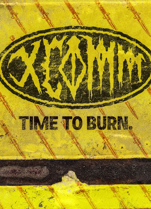 the album cover for Xcomm - Time To Burn [Indie Exclusive White]