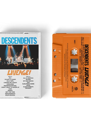 the album cover for Descendents - Liveage! - 2026 [Orange]