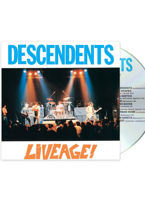 the album cover for Descendents - Liveage! - 2026 