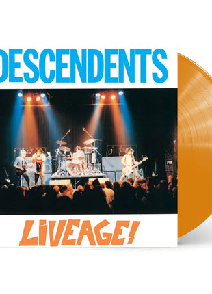 the album cover for Descendents - Liveage! - 2026 [Transparent Orange]