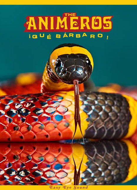 the album cover for The Animeros - Que Barbaro [Eco-friendly Orange Blend]