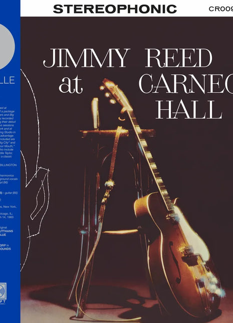 the album cover for Jimmy Reed - Jimmy Reed At Carnegie Hall - 2026 Bluesville [180g with tip-on jacket + obi]