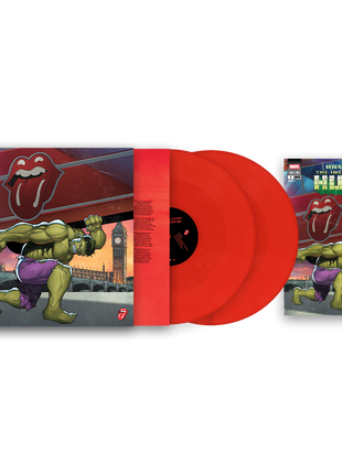 the album cover for The Rolling Stones - Foreign Tongues (Marvel Collector's Series) [Hulk]