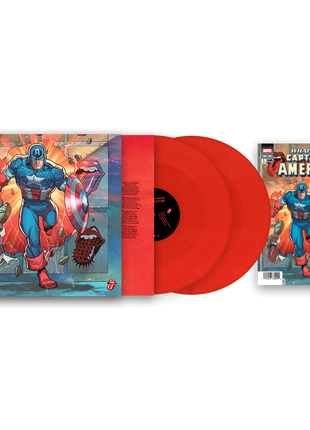 the album cover for The Rolling Stones - Foreign Tongues (Marvel Collector's Series) [Captain America]