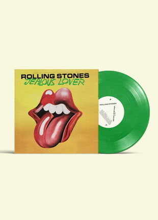 the album cover for The Rolling Stones - Jealous Lover [Green]