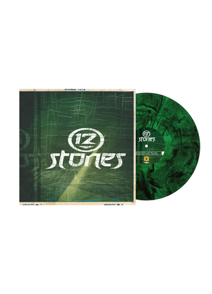 the album cover for 12 Stones - 12 Stones [Indie Exclusive - Green &amp; Black Marble]