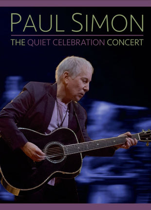 the album cover for Paul Simon - The Quiet Celebration Concert