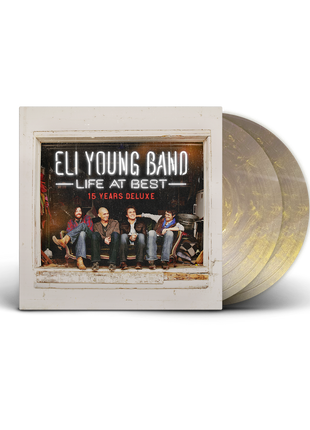the album cover for Eli Young Band - Life At Best - 15 Years Deluxe [Gold Dust Swirl]