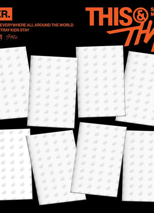 the album cover for Stray Kids - THIS & THAT [& VER.]