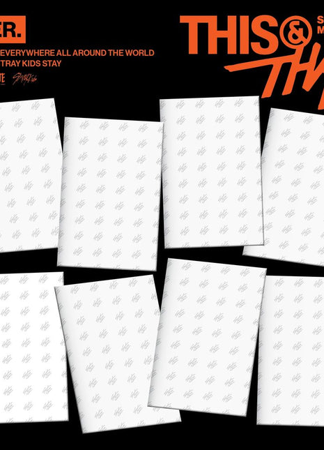 the album cover for Stray Kids - THIS & THAT [& VER.]