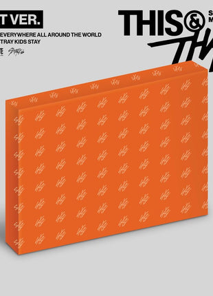 the album cover for Stray Kids - THIS & THAT [THAT VER.]