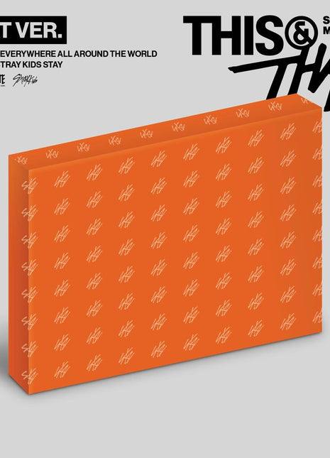 the album cover for Stray Kids - THIS & THAT [THAT VER.]