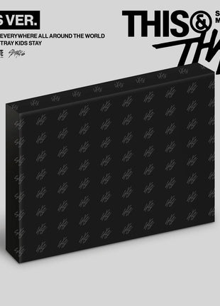 the album cover for Stray Kids - THIS & THAT [THIS VER.]