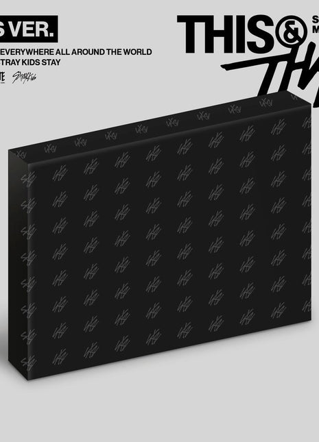 the album cover for Stray Kids - THIS & THAT [THIS VER.]