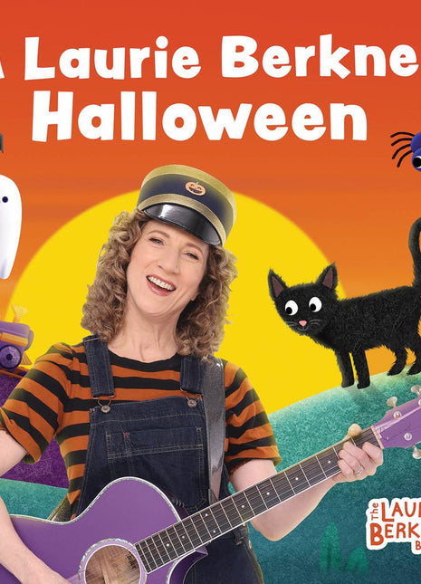 the album cover for The Laurie Berkner Band - A Laurie Berkner Halloween