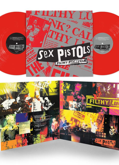 the album cover for Sex Pistols - Filthy Lucre Live - 30th Anniversary [180g Red]
