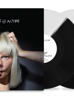 the album cover for Sia - This Is Acting - 10th Anniversary [Black/White]