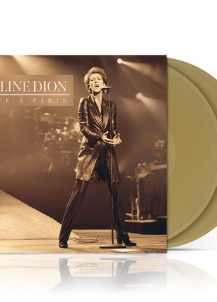 the album cover for Celine Dion - Live à Paris [Golden Tan]