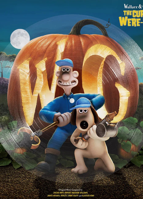 the album cover for Julian Nott, Rupert Gregson-Williams, James Michael Dooley, Lorne Balfe, & Alastair King - Wallace & Gromit: The Curse Of The Were-Rabbit - Original Motion Picture Soundtrack [Picture Disc]