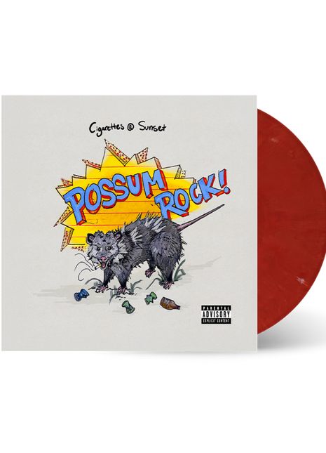 the album cover for Cigarettes @ Sunset - Possum Rock [Red]