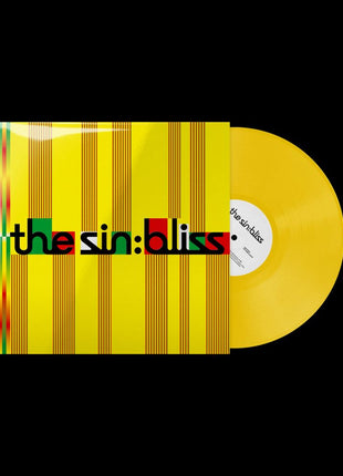 the album cover for ENHYPEN - THE SIN : BLISS [Indie Exclusive Canary Yellow]