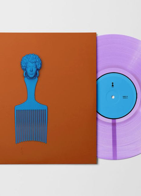 the album cover for Rapsody - God Gotta Afro & Gold Hoops [Indie Exclusive Periwinkle]