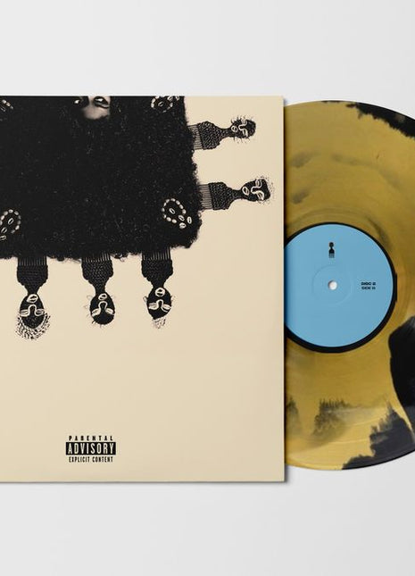 the album cover for Rapsody - God Gotta Afro & Gold Hoops [Golden Luxe]