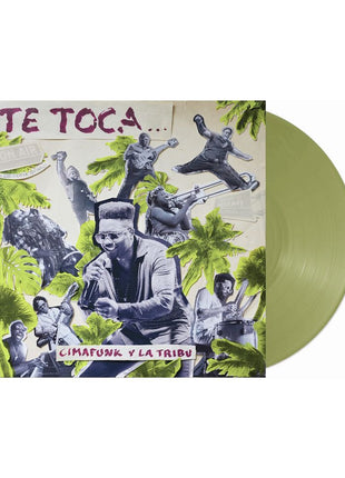 the album cover for Cimafunk y La Tribu - Te Toca [Olive Green]