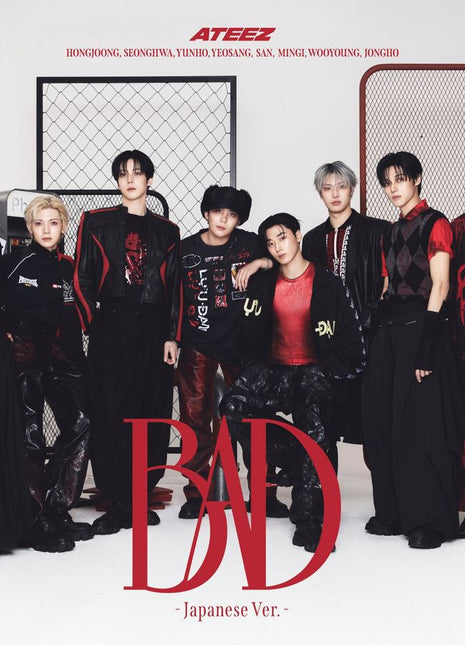 the album cover for Ateez - Bad (Japanese Ver.) [Limited Edition B with Photobook]