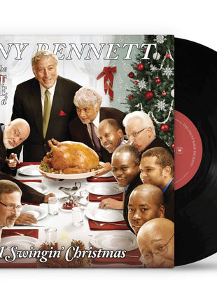 the album cover for Tony Bennett - A Swingin' Christmas - Featuring The Count Basie Big Band