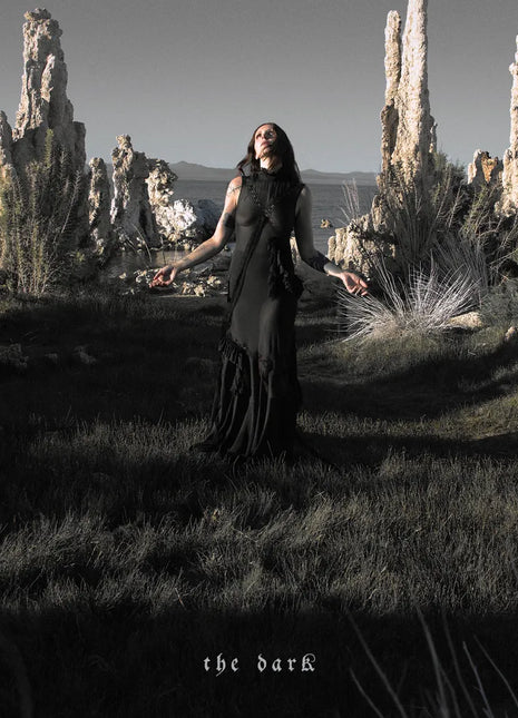 the album cover for Chelsea Wolfe - The Dark (Indie Exclusive) [SIGNED Insert - Translucent Dark Grass Green]