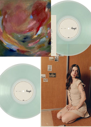 the album cover for Lizzy McAlpine - Angel [Coke Bottle Clear Looking Glass]