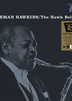 the album cover for Coleman Hawkins - The Hawk Relaxes - Moodsville Acoustic Sounds Series [180g Black - Stoughton tip-on jacket and OBI]