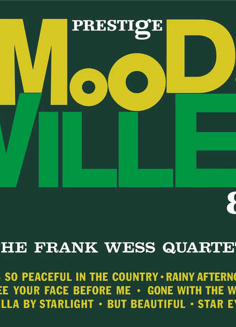 the album cover for The Frank Wess Quartet - Moodsville, Volume 8 - Moodsville Acoustic Sounds Series [180g Black - Stoughton tip-on jacket and OBI]